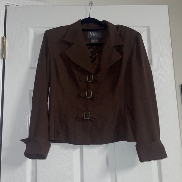 Clio suit petite jacket size 8 classy stylish chic - Picture 1 of 3